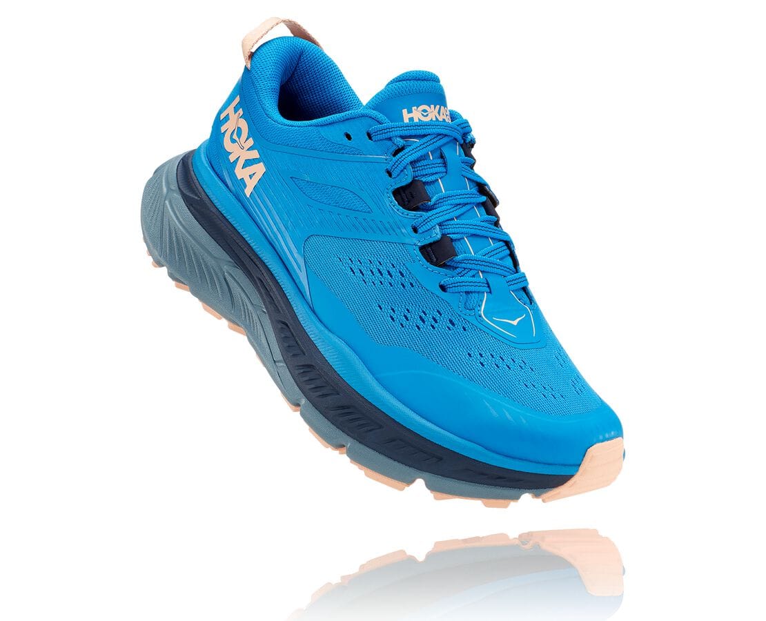 Hoka One One Stinson Atr 6 South Africa - Womens Trail Running Shoes - Indigo / Apricot,CDRWB-0246